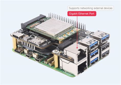 Buy PCIe to MiniPCIe / Gigabit Ethernet / USB 3.2 Gen1 HAT for ...
