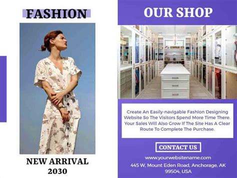 Fashion Brochure Templates - Free | Customize | Download