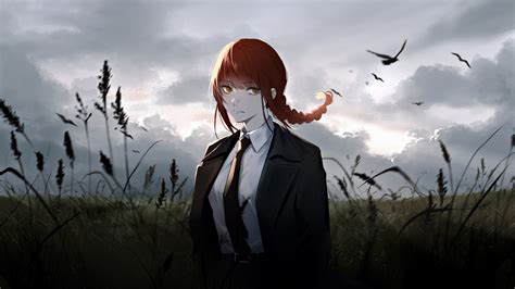 1920x1080 Resolution Makima Cool Chainsaw Man 1080P Laptop Full HD Wallpaper - Wallpapers Den