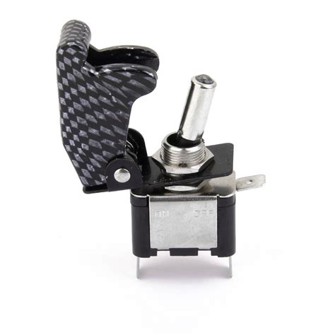 Generic 12V 20A Car Auto Cover Blue LED SPST Toggle Rocker Switch Light ...