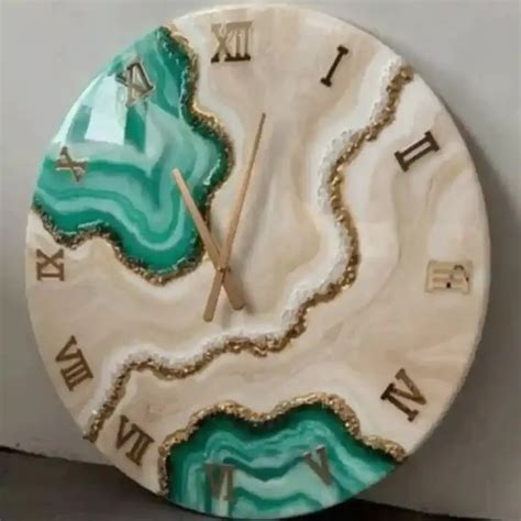 Buy Luxury Resin Wall Clock Online in India : ResinClocks.in