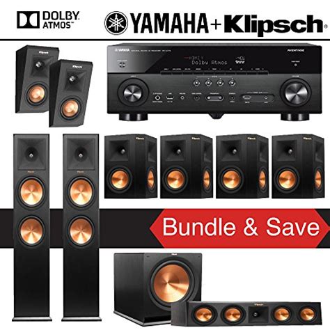 Buy Klipsch RP-280FA 7.1.2-Ch Reference Premiere Dolby Atmos Home ...