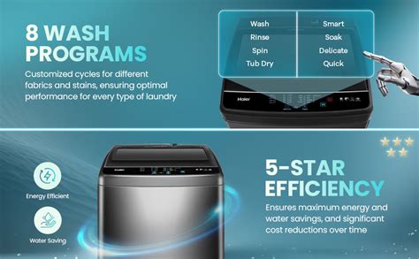 Haier 7 kg 5 Star Ultra air fresh Fully Automatic Top Load, (HWM70 ...