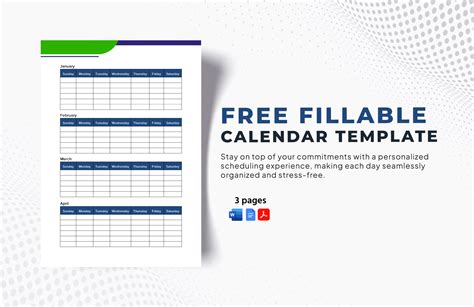 Fillable Calendar 的图像结果