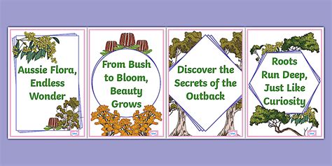 STEM Motivational Posters – Australian Plants - Twinkl