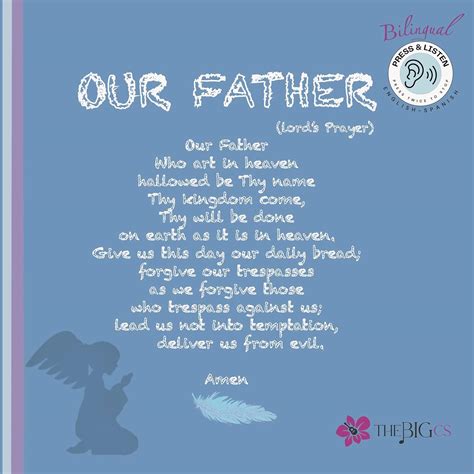 Our Father (Lord's Prayer) Padre Nuestro- A bilingual English and ...