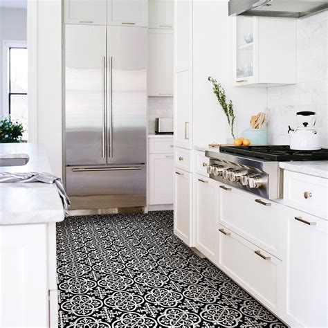 12" X 12" Gothic Floor Pop Tiles-10/Pack | Vinyl Peel & Stick