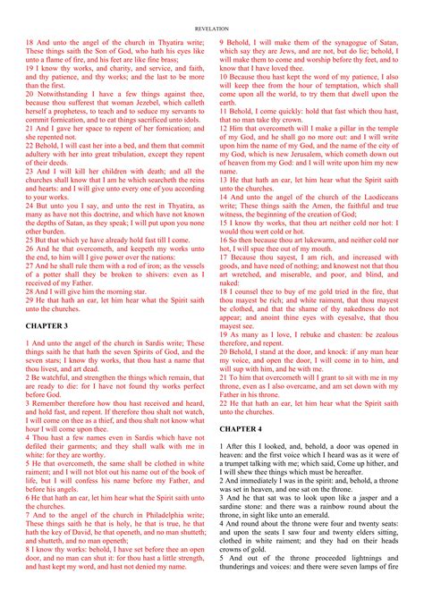 English - The Book of Revelation - King James Bible.pdf | Christianity ...