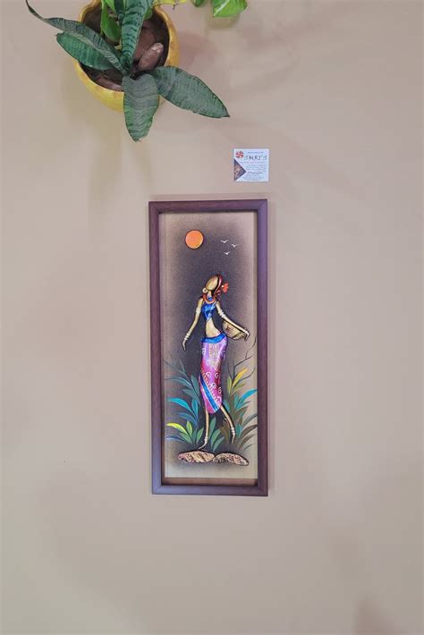 Mural Frame Colorful Craft Indian Handicrafts tribal art Home & Office ...
