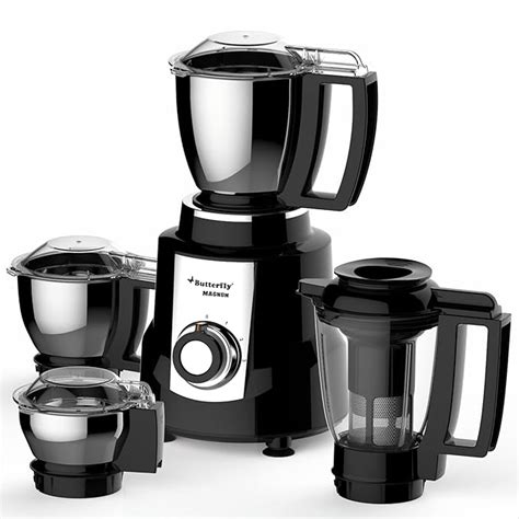 Buy Butterfly Magnum 1.2HP Mixer Grinder with 4 Jars | 100% Copper ...