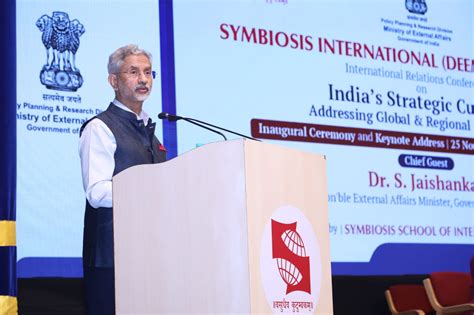 Pune: EAM S Jaishankar Pitches For International Relations With Indian ...