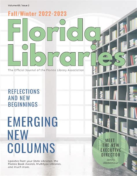 Jacqueline McGuire on LinkedIn: Florida Libraries Journal Fall-Winter 2022