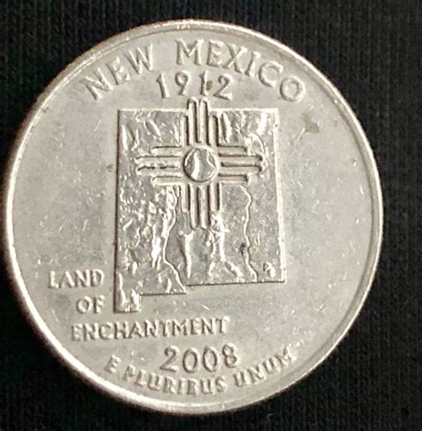 2008 New Mexico Quarter error? | Coin Talk