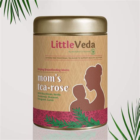 LittleVeda Mom's Tea (Rose) for Breastfeeding Mother’s – With Methi ...