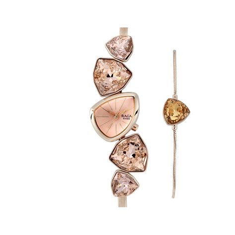 TITAN Womens Asymmetrical Dial Analogue Watch - 95095YM01F – The Watch ...