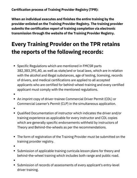 PPT - ELD Training Provider Registry: Ensuring Compliance for ...