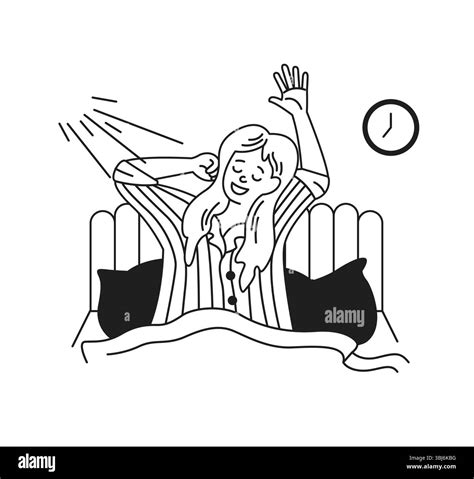 Positive woman in striped Black and White Stock Photos & Images - Alamy