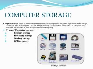 Image result for Types of Computer Stoger