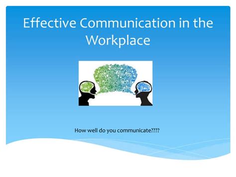 Image result for Effective Workplace Communication