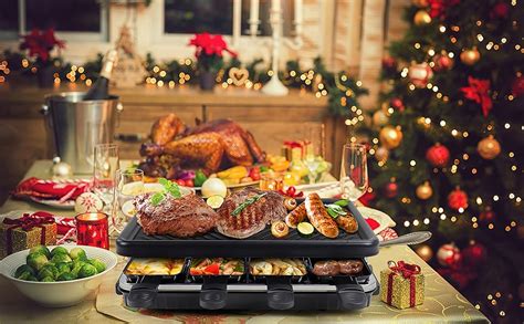Buy WISKA® Korean Barbeque Grill Raclette Machine Electric 8 Persons ...