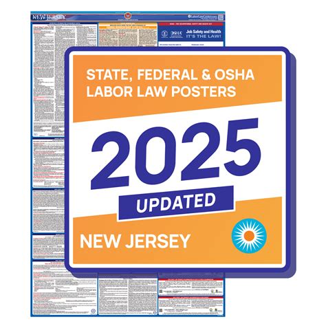 2025 New Jersey Labor Law Poster | State, Federal, OSHA in One Single ...