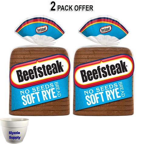 Beefsteak No Seeds Rye Bread, 18 oz, Plain Rye Bread, Bag - Walmart.com