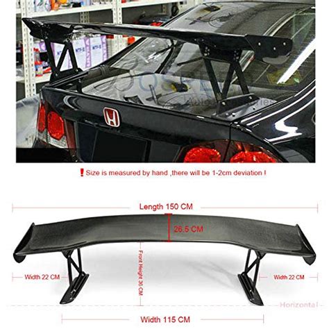 Fidgetgear Rear Trunk Gt Spoiler Wing Bodykit For Civic Fd2 ...