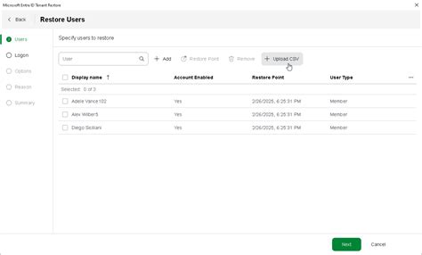View Restore Points 的图像结果