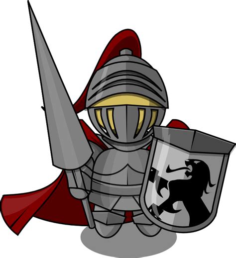 Knight free to use clip art 2 - Clipartix