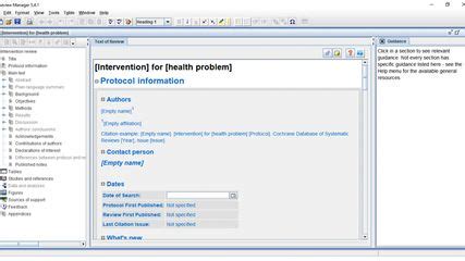 Image result for Tutorial Revman