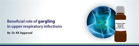 Beneficial Role of Gargling in Upper Respiratory Infections