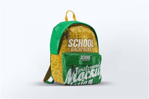 School Backpacks Mock-Up — Teletype