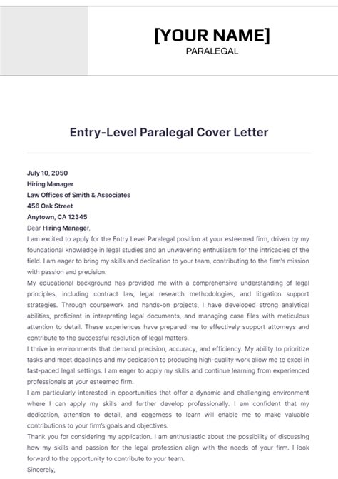 It Cover Letter Entry