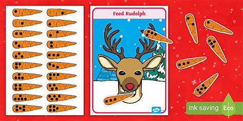 👉 Feed Rudolph Christmas Subitising Activity - Twinkl