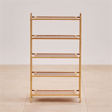 Buy Midori Bamboo 10 Pairs Shoe Rack - Brown from Home Centre at just ...