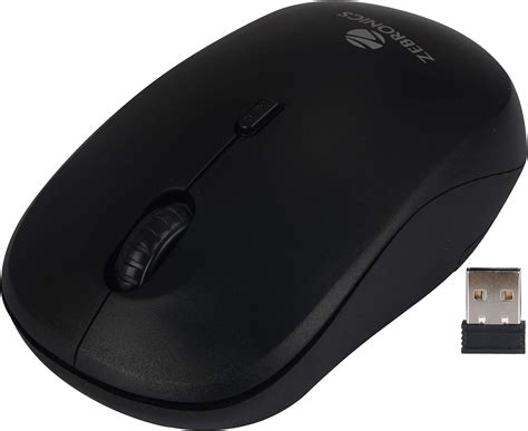 Amazon.in: Buy ZEBRONICS Zeb-Bold 2.4GHz Wireless Optical Mouse with ...