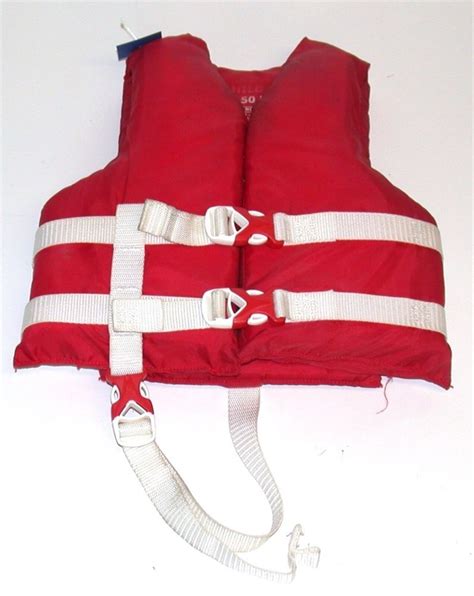 Coleman Stearns Life Jacket Type III PFD ~ Youth 30-50 Lbs ~ Red | eBay