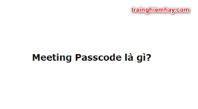 Image result for Meeting Passcode