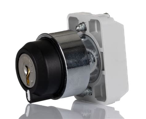 RS PRO | RS PRO Key Selector Switch - (2NO) 22.5mm Cutout Diameter 3 ...