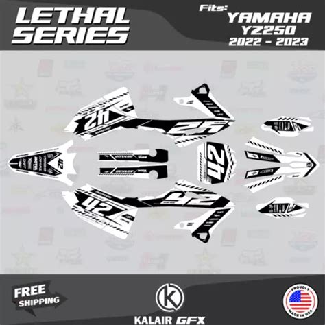 Kalair gfx Graphics Kit for YAMAHA YZ250 2022-2023 YZ 250 India | Ubuy