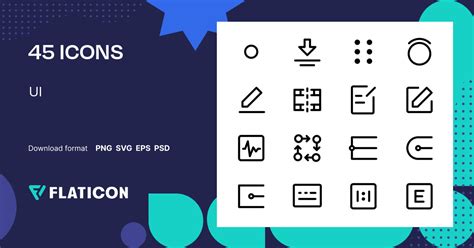 UI Icon Pack | Black outline | 45 .SVG Icons