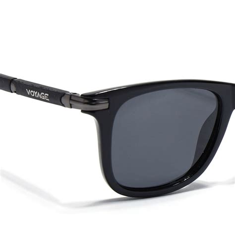 Ranger | Black Polarized Wayfarer Sunglasses - PMG3966