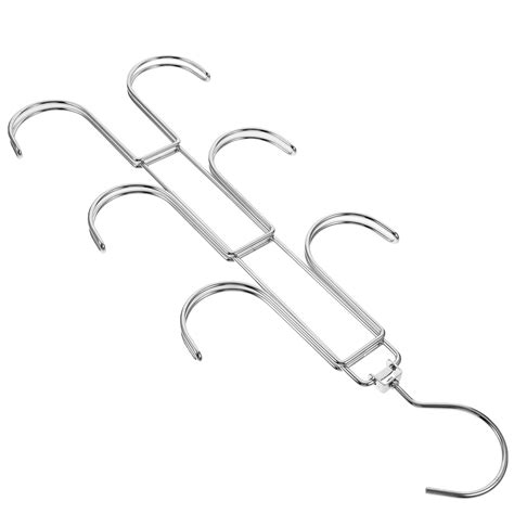 WINOMO Scarf Holders For Closet Rotating Design Iron Hanging Scarves ...