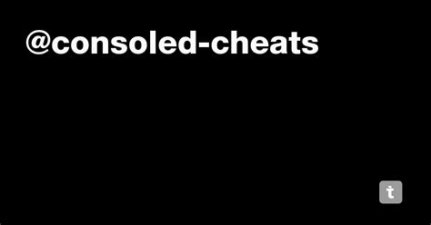 @consoled-cheats — Teletype