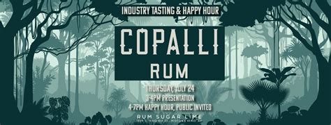 Taste the Rainforest — Copalli Rum @ RSL, 1039 So. Virginia St., Reno ...