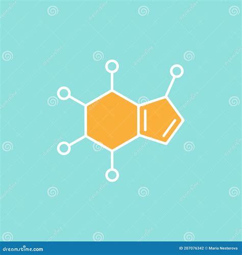 Caffeine Molecular Structure. Good Morning Concept Stock Illustration ...