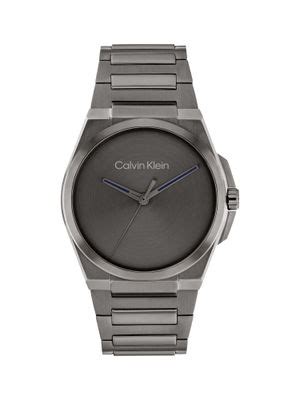 Buy Calvin Klein Men Quartz Grey Round Shape Dial Watch - 25200458 (M ...