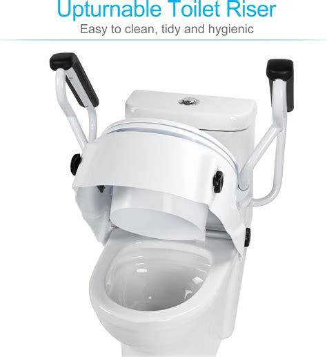 REAQER Height Adjustable Toilet Seat Riser with Removable India | Ubuy