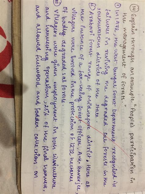 Explain three instance in which people's participation helps in ...