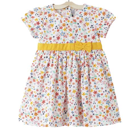 Hopscotch Campana Girls Cotton Fit & Flare Dress - Floral Print in ...